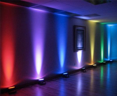 Wichita DJ Professionals uplighting rental 316-858-0653 Best dj lighting in Kansas